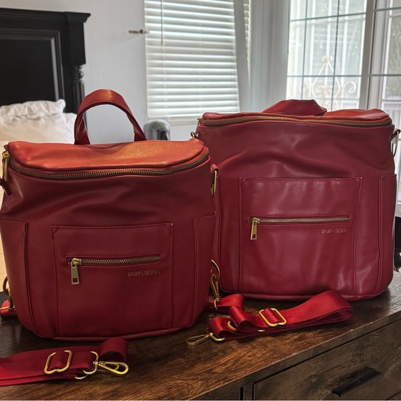 Fawn Design Red Backpack Bundle - Picture 2 of 7